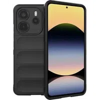 Custodia per Xiaomi Redmi Note 14 4G (Regionale), Techsuit, Magic Shield, Nera — 3