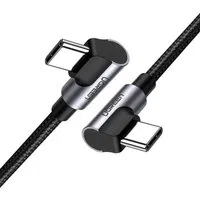 Cavo dati e ricarica USB-C - USB-C UGREEN US323 USB-C angolato, 60W, 1m, nero — 3