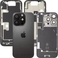 Cover Batteria Apple iPhone 16 Pro, Con Scocca Centrale, Parti Complete, Nero (Black Titanium), Swap Premium — 3