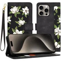 Custodia per Apple iPhone 15 Pro Max, Techsuit, FlipCraft, Nera — 3