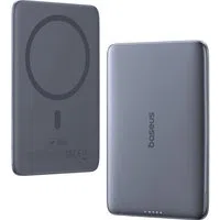 Batteria Esterna Wireless Baseus PicoGo AM41, 5000mAh, 20W, PD + FQI, 1 x QI - 1 x USB-C, Grigio P1007680C813-00 — 3