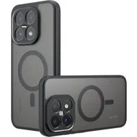 Custodia MagSafe per Xiaomi 17, Techsuit, PureFrost, Nera Satinata — 3