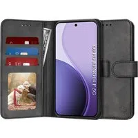 Custodia per Oppo Reno14 FS 5G / Reno14 F, Techsuit, Diary Book, Nera — 3