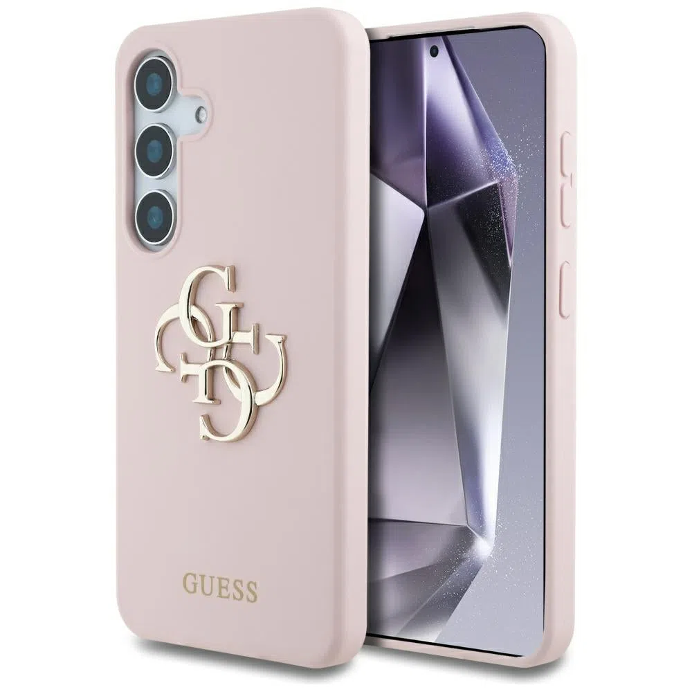 Custodia per Samsung Galaxy S25 S931, Guess, 4G Big, Rosa — 2