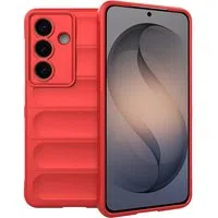 Custodia per Samsung Galaxy S26 S942, Techsuit, Magic Shield, Rossa — 3