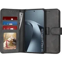 Custodia per Xiaomi 17T Pro, Techsuit, Diary Book, Nera — 3