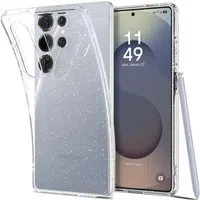 Custodia per Samsung Galaxy S25 Ultra S938, Spigen, Liquid Crystal Glitter, Trasparente ACS08950 — 3