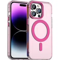 Custodia MagSafe per Apple iPhone 14 Pro, Techsuit, CandyCase, Rosa — 3
