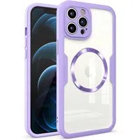 Custodia MagSafe per Apple iPhone 12 Pro Max, Techsuit, ColorVerse 360, Viola — 3