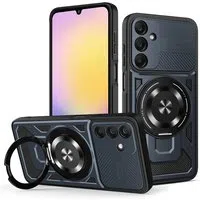 Custodia per Samsung Galaxy A25 A256, Techsuit, RuggedCam, Blu — 3