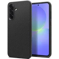 Custodia per Samsung Galaxy A36 A366, Spigen, Liquid Air, Nera Opaca ACS09199 — 3