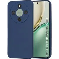 Custodia per Honor Magic8 Lite, Techsuit, SoftFlex, Blu Navy — 3