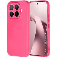 Custodia per Xiaomi 17T, Techsuit, SoftFlex, Rosa Scuro — 3