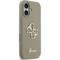 Custodia per Apple iPhone 17, Guess, Big 4G Script, Marrone — 3