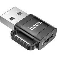 Adattatore Dati e Ricarica USB-C - USB-A HOCO UA31D, Nero — 3