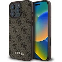 Custodia per Apple iPhone 16 Pro Max, Guess, 4G Classic, Marrone — 3