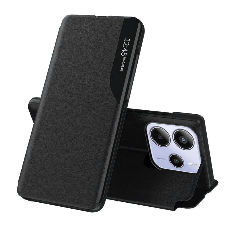 Custodia per Xiaomi Redmi Note 14 5G, Techsuit, eFold, Nera