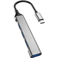 Hub USB-C Dudao A16T, 1 x USB-A 3.0 - 3 x USB-A, Nero — 3