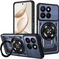 Custodia per Honor 400 Smart 4G / X7d 4G / 400 Smart 5G, Techsuit, RuggedCam, Blu — 3