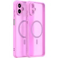 Custodia MagSafe per Samsung Galaxy A07 4G A075, Techsuit, HaloFrost II, Rosa — 3