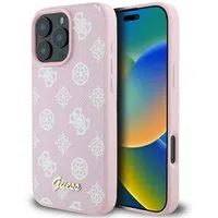 Custodia MagSafe per Apple iPhone 16 Pro, Guess, Peony Script, Rosa — 3