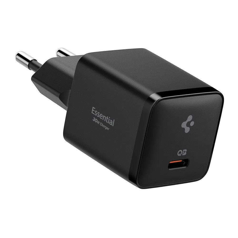 Caricatore da rete Spigen EE301EU Essential, 30W, 3A, 1 x USB-C, Nero ACH09493 — 2