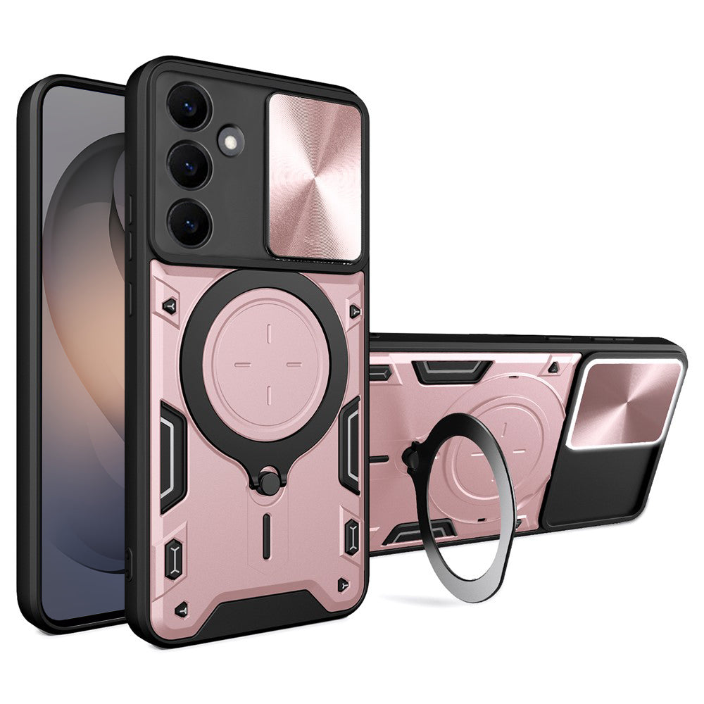 Techsuit Custodia per Samsung Galaxy S26 S942, Techsuit, CamGuard Pro, Rosa Oro