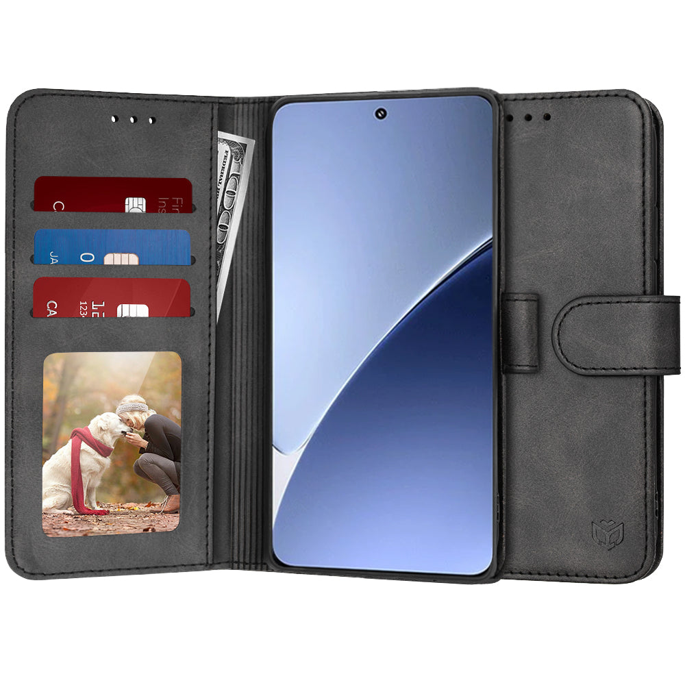Techsuit Custodia per Xiaomi 15 Pro, Techsuit, Diary Book, Nera