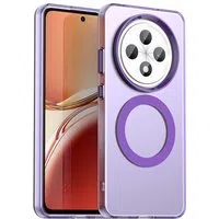Custodia MagSafe per Oppo Reno12 FS 5G / Reno12 FS 4G / Reno12 F 4G / Reno12 F, Techsuit, CandyCase, Viola — 3