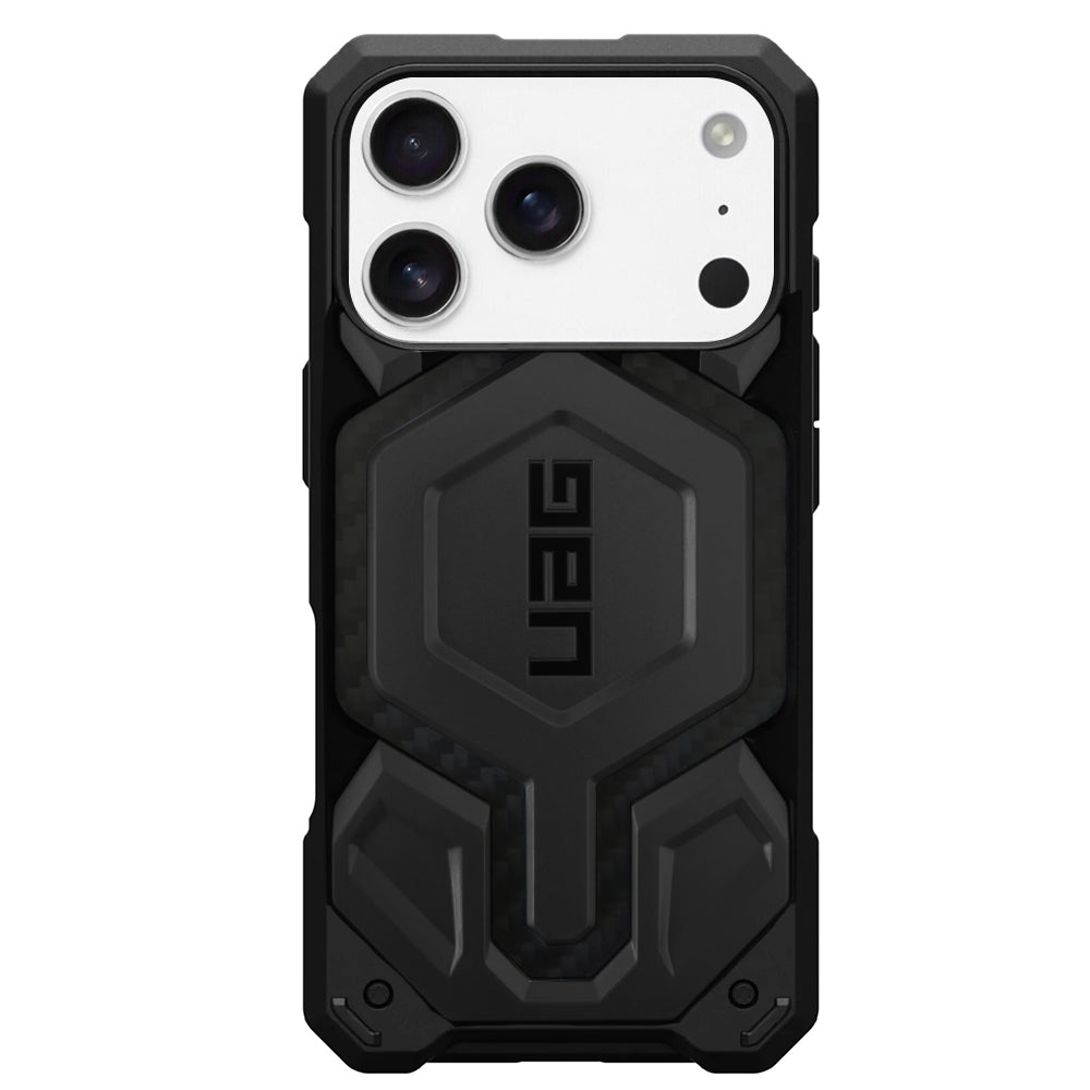 Custodia MagSafe per Apple iPhone 17 Pro, Urban Armor Gear, Monarch Pro Carbon, Nera