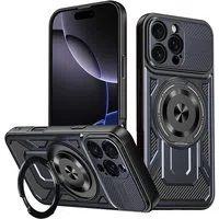 Custodia per Apple iPhone 16 Pro, Techsuit, RuggedCam, Blu — 3