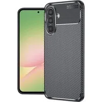 Custodia per Samsung Galaxy A56 A566, Techsuit, CarbonFiber, Nera — 3