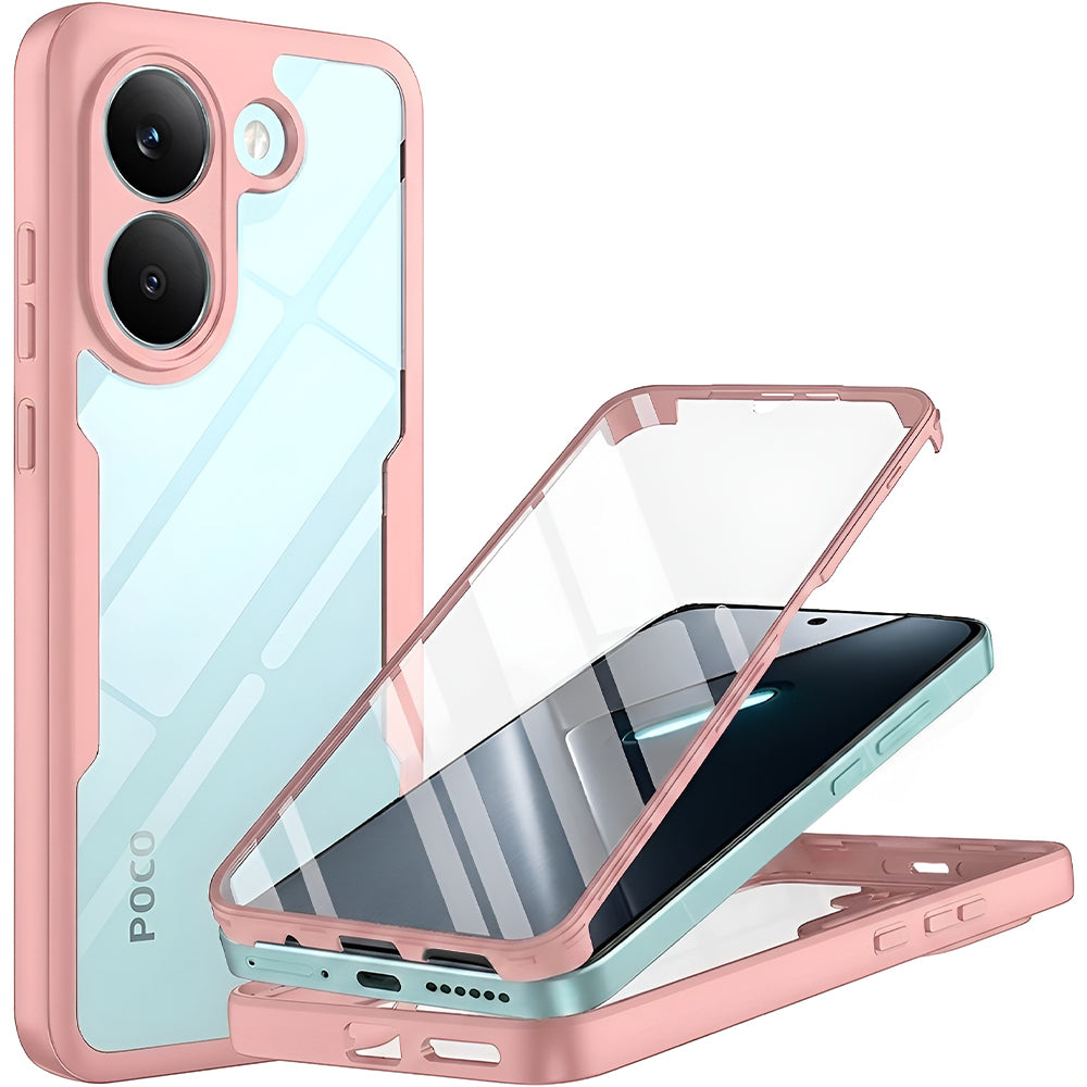Custodia per Xiaomi Poco X8 Pro, Techsuit, ColorVerse 360, Rosa