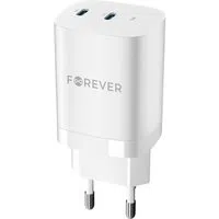 Caricabatterie Retea Forever TC-05-35CC, 35W, 3A, 2 x USB-C, Bianco — 3