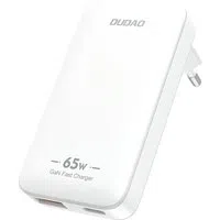 Caricabatterie da rete Dudao A65Q Travel, 65W, 3.25A, 1 x USB-A - 1 x USB-C, Bianco — 3