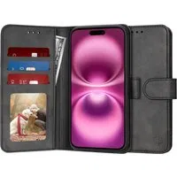 Custodia per Apple iPhone 16 Plus, Techsuit, Diary Book, Nera — 3
