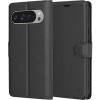 Custodia per Google Pixel 9 Pro XL, Techsuit, Leather Folio, Nera — 3
