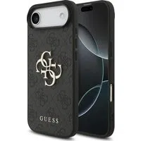 Custodia per Apple iPhone 17 Air, Guess, 4G Big Logo, Nera — 3