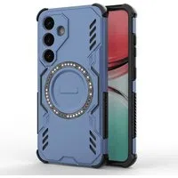 Custodia MagSafe per Samsung Galaxy S25 FE, Techsuit, ArmorMag, Blu — 3