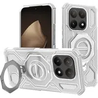 Custodia per Xiaomi 15T, Techsuit, Carbon Shield Pro, Bianca — 3