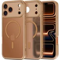 Custodia MagSafe per Apple iPhone 17 Pro Max, Tech-Protect, BasicMag, Marrone Opaco — 3