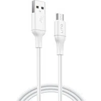 Cavo Dati e Ricarica USB-A - microUSB Lito LD06V, 18W, 1m, Bianco — 3