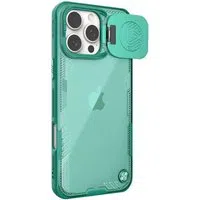 Custodia per Apple iPhone 16 Pro Max, Nillkin, Iceblade Prop (senza ritaglio per fotocamera), Verde — 3