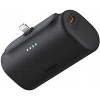 Batteria Esterna Baseus Compact, 5000mAh, 20W, PD, 1 x Lightning - 1 x USB-C, Nera P10068307113-00 — 3