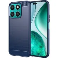 Custodia per Honor X8c, Techsuit, Carbonio, Blu — 3