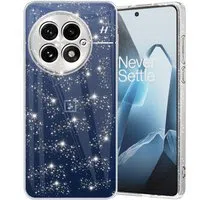 Custodia per OnePlus 13, Techsuit, SparkleSkin, Trasparente — 3