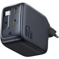 Caricabatterie Rete con Cavo USB-C Baseus EnerCore CJ11, 67W, 3.35A, 2 x USB-C, Nero E0121E00 — 3