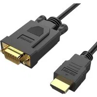 Cavo Video Benfei, HDMI - VGA, 1080P, 0,9m, Nero — 3