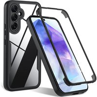 Techsuit Custodia per Samsung Galaxy S24 S921, Techsuit, ColorVerse 360, Nera — 2