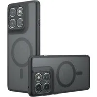 Custodia MagSafe per Motorola Edge 60 Pro, Techsuit, PureFrost, Nero Satinato — 3